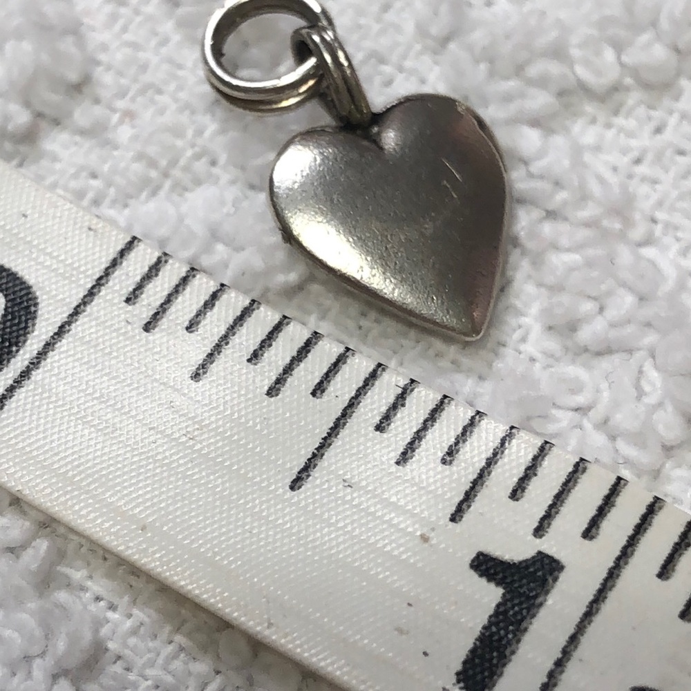 CHARM Heart SILVER .925 - Picture 5 of 7